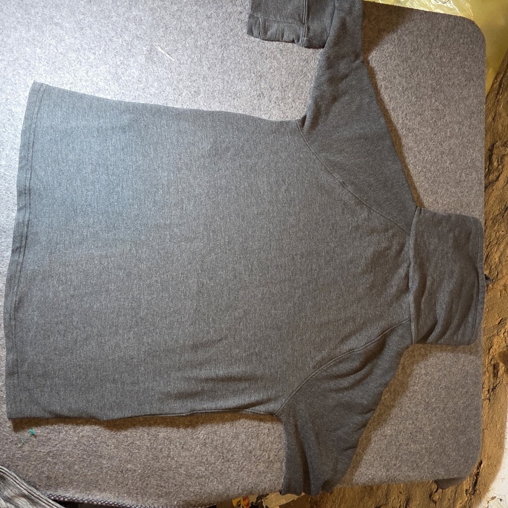 The North Face Hoodie Women's Medium Gray Cowl Neck Pullover Sweatshirt Logo A1 - Picture 7 of 7